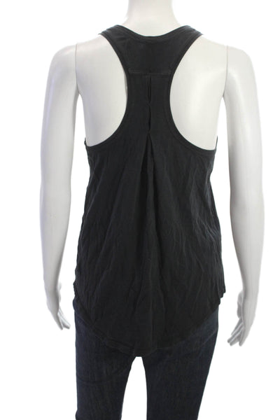 Lululemon Womens Basic Sleeveless Tank Black Pima Cotton Size 4