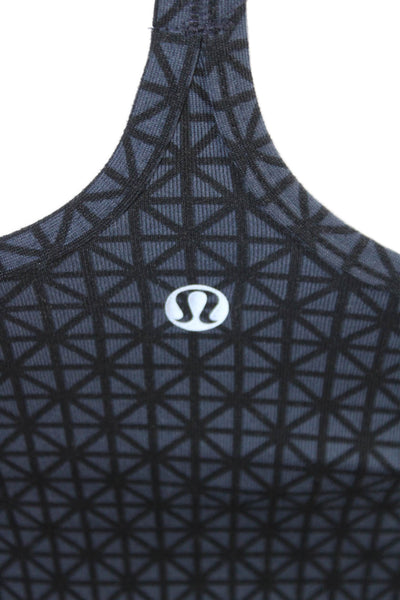 Lululemon Womens Camisole Dark Blue Aztec Nylon Size 2