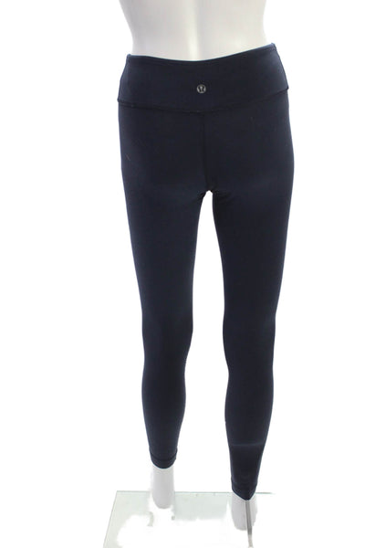 Lululemon Womens Dark Blue Nylon Ankle Jeggings Size 2