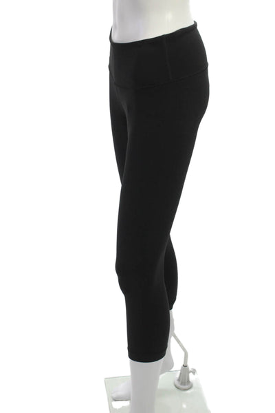 Lululemon Womens Black Nylon Capri Leggings Size 4