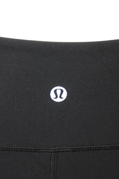 Lululemon Womens Black Nylon Capri Leggings Size 4