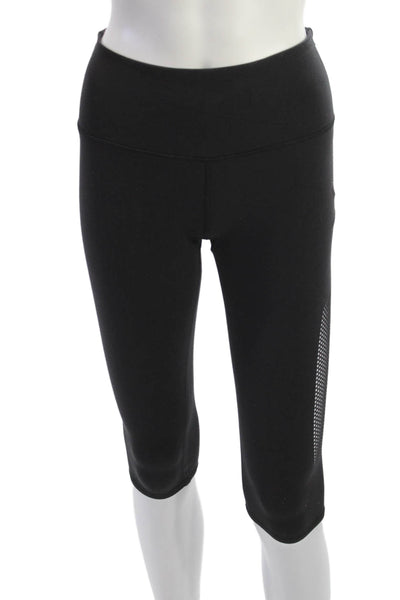 Lululemon Womens Capri Leggings Black Nylon Sports Size 2