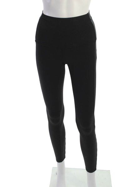 Lululemon Women Black Ankle Leggings Nylon Lycra Size 2
