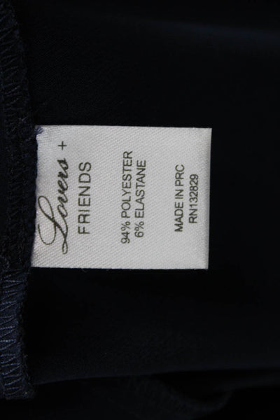 Lovers + Friends Womens Dark Blue Flare Maxi Skirt Size S