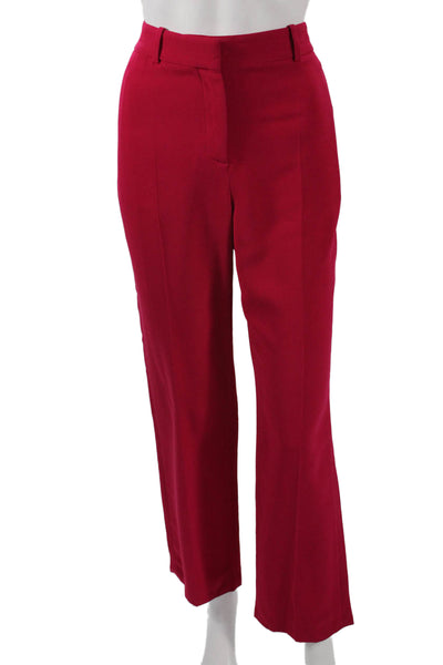 Givenchy Womens Dress Pants Red 95% Viscose 5% Elastane Size 42