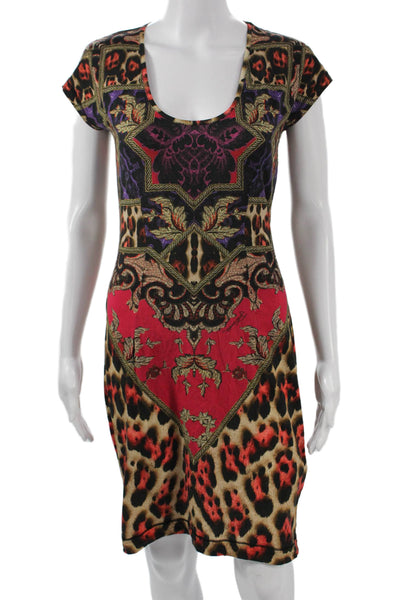 Just Cavalli Women Bodycon Sheath Dress Black Size M