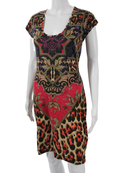 Just Cavalli Women Bodycon Sheath Dress Black Size M