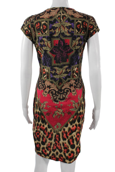 Just Cavalli Women Bodycon Sheath Dress Black Size M