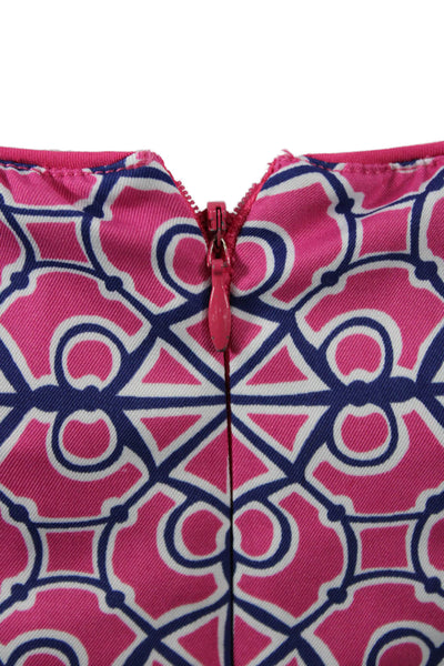 Vineyard Vines Women Pink Geometric Mini Skort Size 4