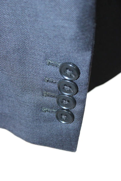 Charles Tyrwhitt Mens Dark Gray 2 Piece Wool Suit Jacket Button Size 38