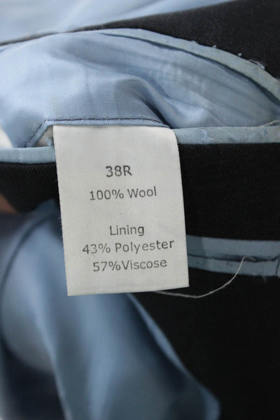 Charles Tyrwhitt Mens Dark Gray 2 Piece Wool Suit Jacket Button Size 38