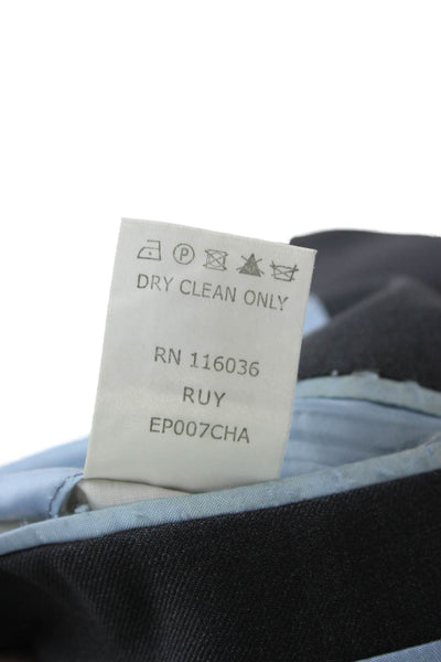Charles Tyrwhitt Mens Dark Gray 2 Piece Wool Suit Jacket Button Size 38