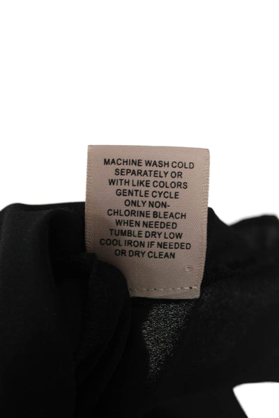 philosophy Womens Basic Black Sleeveless Polyester Blouse Size M