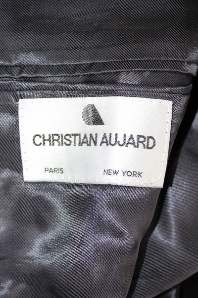 Christian Aujard Mens Tuxedo Jacket Black Wool Blend Button Size 46