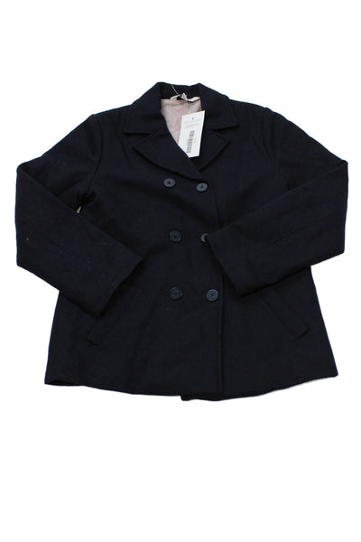 Brooks Brothers Red Fleece Boys Wool Buttoned Blazer Jacket Blue Size L