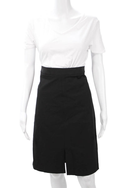 Banana Republic Womens Straight Pencil Skirt Black Size 14