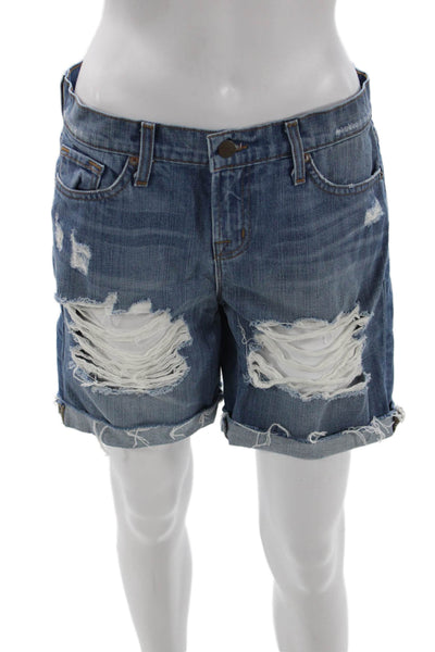 J Brand Womens Bermuda Shorts Blue 100% Cotton Size 26