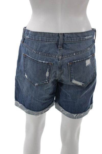 J Brand Womens Bermuda Shorts Blue 100% Cotton Size 26