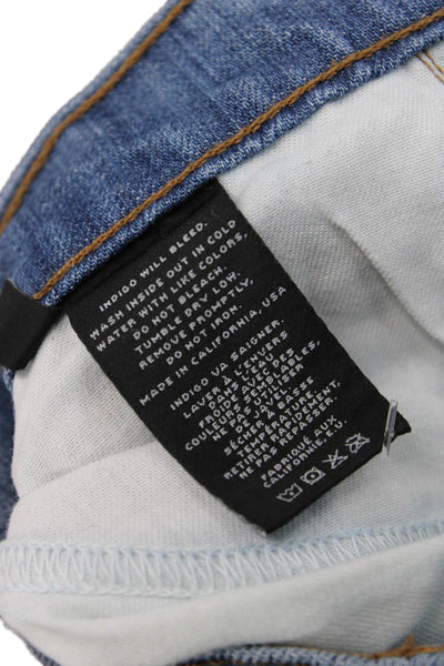 J Brand Womens Bermuda Shorts Blue 100% Cotton Size 26