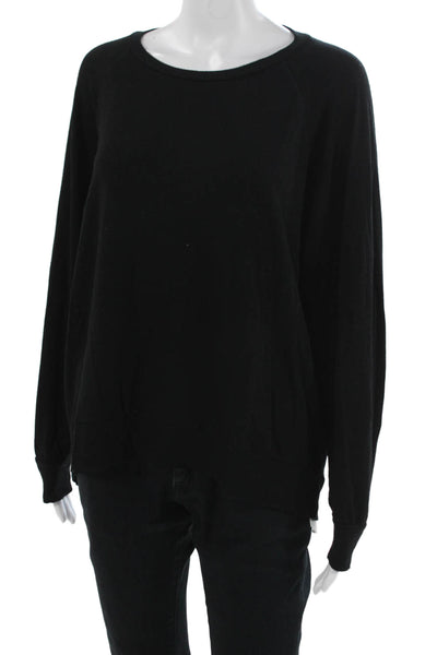 Beyond Yoga Women Pullover Sweater Black Crew Neck Long Sleeve Size XS