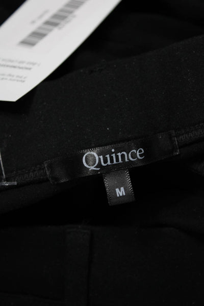 Quince Women Dress Pants Black Rayon Blend Classic Inseam 30 Size M