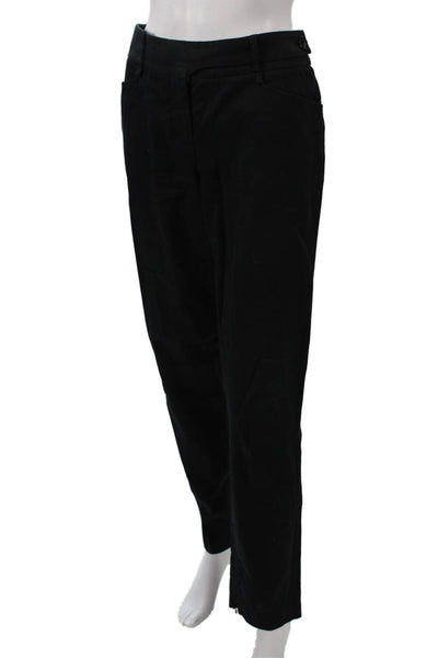 BCBGMAXAZRIA Womens Dress Pants Black 97% Cotton 32in Inseam Size 6