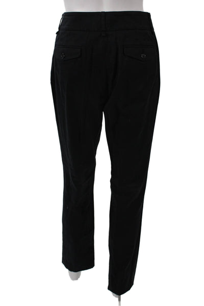 BCBGMAXAZRIA Womens Dress Pants Black 97% Cotton 32in Inseam Size 6