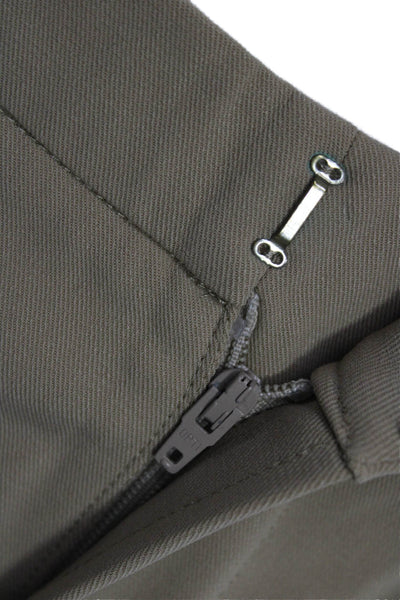 Strenesse Group Mens Dress Pants Beige Virgin Wool Button Inseam 32 Size 6