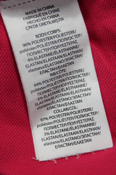 RLX Ralph Lauren Women Sleeveless Collared Polo Pink Size M