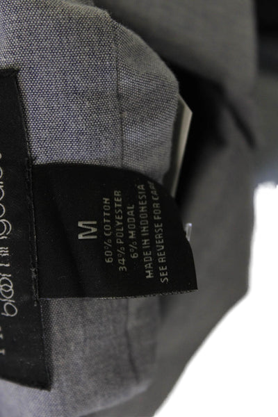 The Men's Store at Bloomingdale's Mens Gray Point Dress Shirt Size M