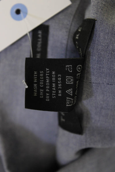 The Men's Store at Bloomingdale's Mens Gray Point Dress Shirt Size M