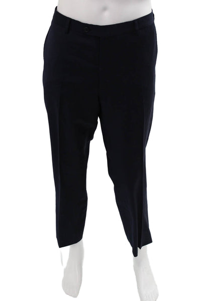 John Varvatos Star USA Mens Ankle Dress Pants Dark Blue Big Tall Size 38