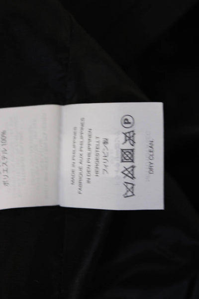 J Crew Women Sheath Dress Black Long Sleeve Mid Calf Size 6