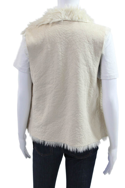 Zara Basic Womens Beige Collared Sleeveless Boho Vest Size XS