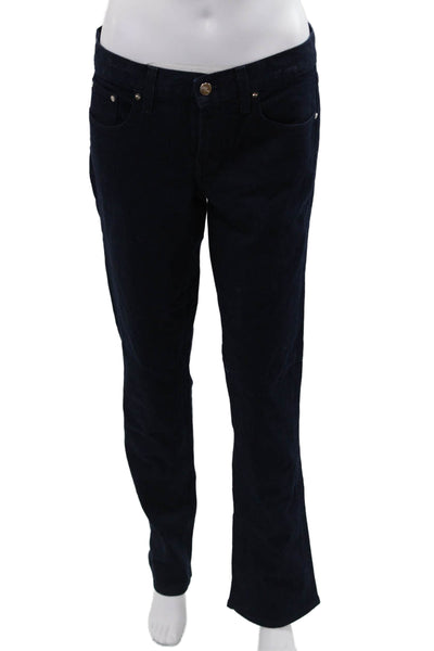 Ralph Lauren Women Straight Jeans Dark Blue Mid-Rise Size 29