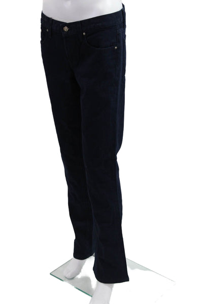 Ralph Lauren Women Straight Jeans Dark Blue Mid-Rise Size 29