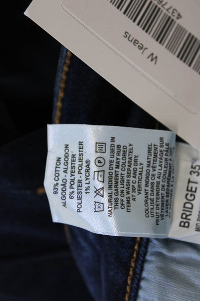 DL 1961 Womens Bootcut Jeans Dark Blue Mid Rise Button Size 29
