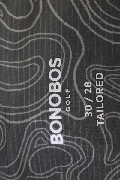 Bonobos Mens Ankle Cropped Khakis Beige Button Recycled Polyester Size 30