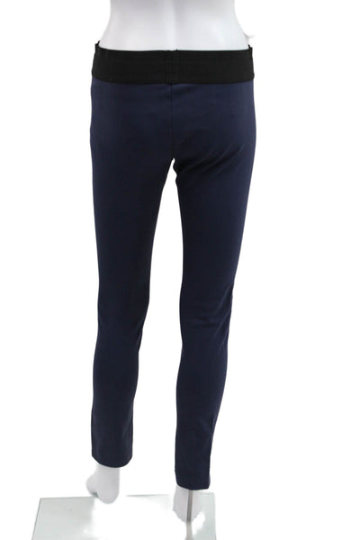 BCBG Max Azria Womens Dark Blue Ankle Jeggings Maternity Size M