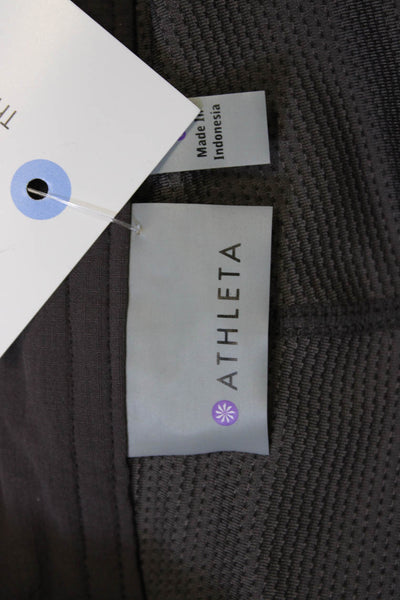 Athleta Womens Cargo Mini Skort Dark Gray Size 6
