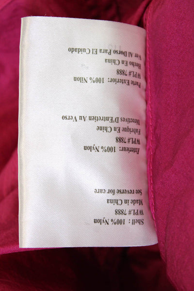 Michael Michael Kors Womens Anorak Poncho Pink Short Sleeve Size S