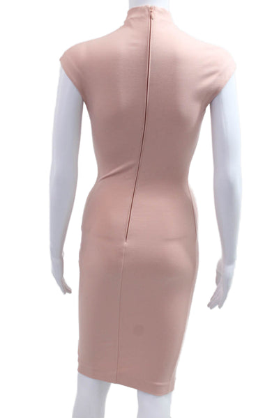 Dsquared2 Womens Bodycon Sheath Dress Pink Size XS