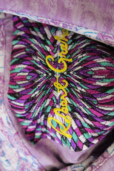 Robert Graham Mens Paisley Print Shirt Purple Size Extra Extra Extra Large