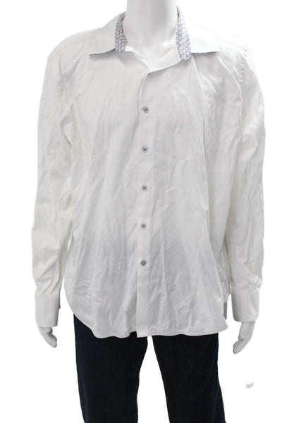 Brooks Brothers Mens Classic Striped Cotton Collared Dress Shirt Size 16