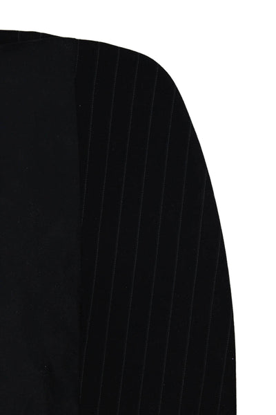 Lauren Ralph Lauren Mens Dark Blue Striped 100% Wool Suit Jacket Button Size 42