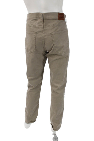 Lucky Brand Mens Beige Chino Khakis 100% Cotton Size 34
