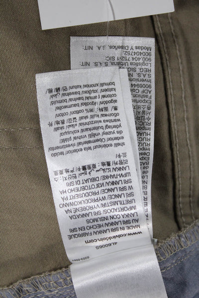 Calvin Klein Men Beige 100% Cotton Chinos Size 34