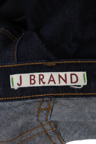 J Brand Womens Dark Blue Bootcut Jeans Mid Rise Size 26