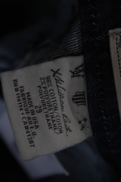William Rast Womens Dark Blue Bootcut Flared Jeans Mid Rise Size 29