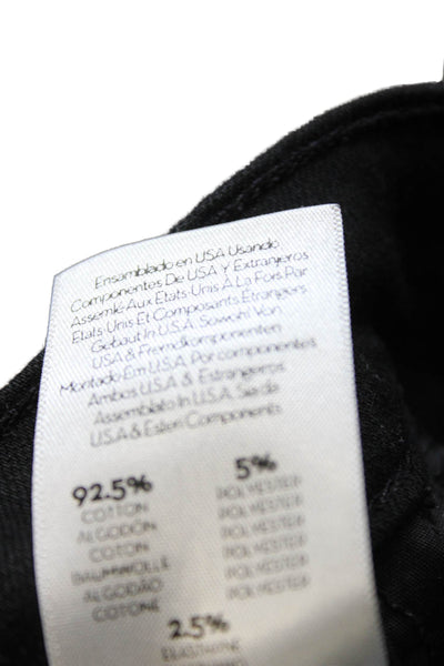 Mother Womens Cropped Skinny Black Jeans Size 29